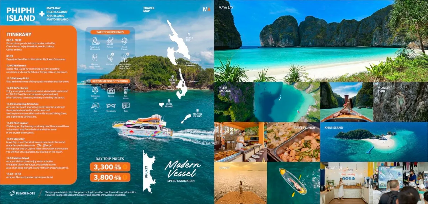One Day Phi Phi Island Khai Island Tour Tip Top by Standard Speed Catamaran 22