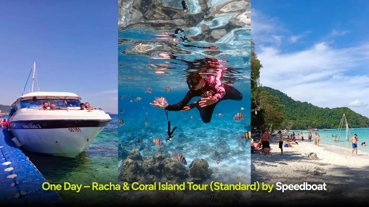 One Day – Racha Coral Island Tour Standard by Speedboat 1