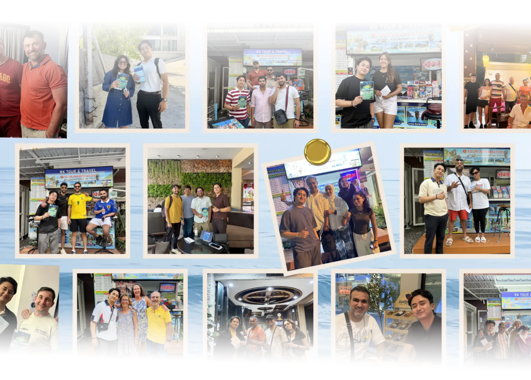 Kamon with Guests collage