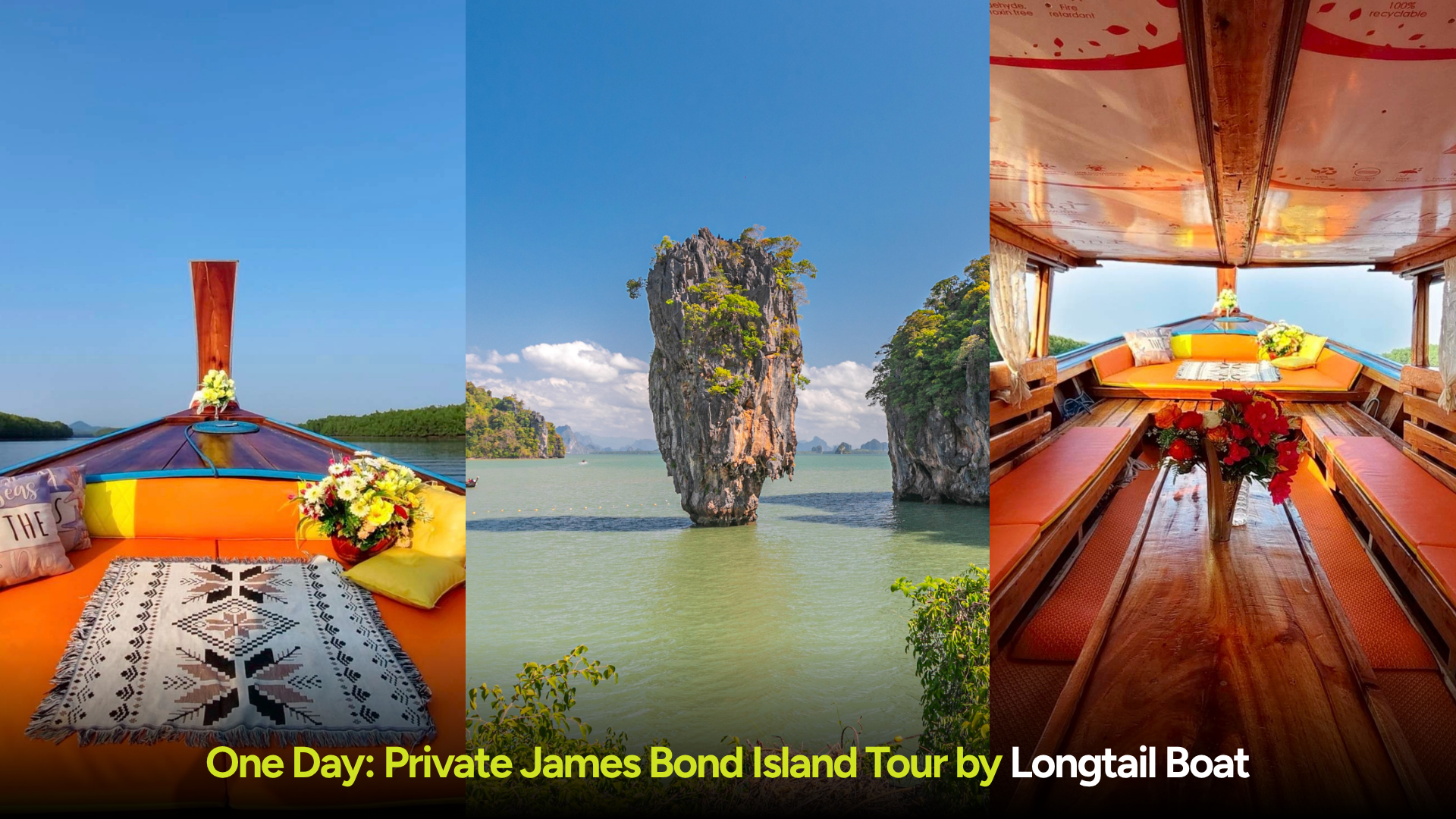 One Day Private James Bond Island Tour by Longtail Boat